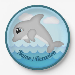 Dolphin, Sea Animals, Sealife Party Plates