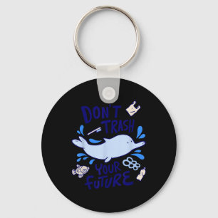 Dolphin Seas Environmental Protection Climate Chan Key Ring