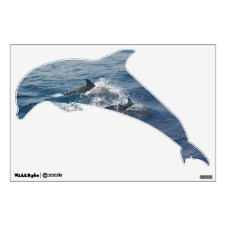 Dolphin Shaped Wall Decal