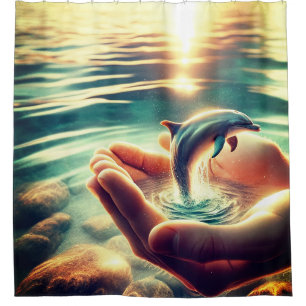 Dolphin Shower Curtain