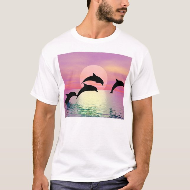 Dolphin Silhouette T-Shirt (Front)
