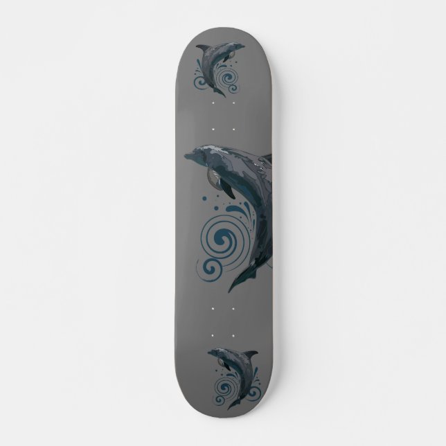 Dolphin Skateboard (Front)