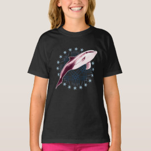 Dolphin Slick Graphic Design T-Shirt