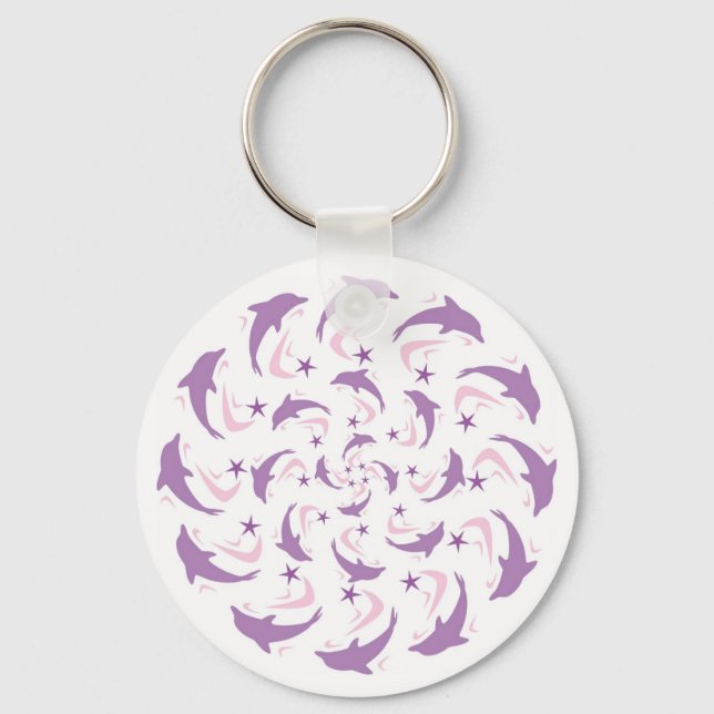 Dolphin spiral key ring (Front)