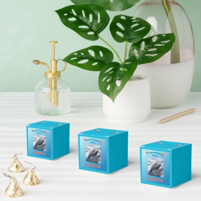 Dolphin Splash Party Favour Box (Multiple)