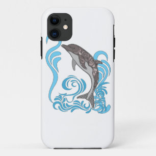 Dolphin Splashing iPhone 11 Case