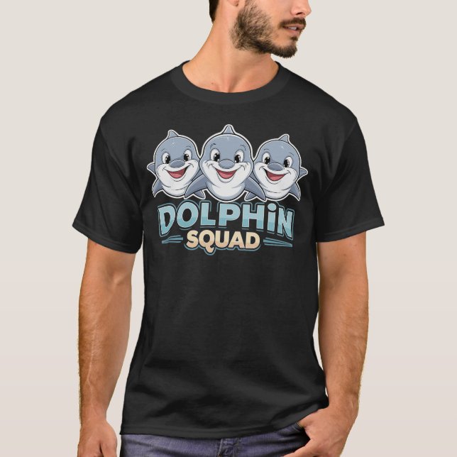 Dolphin Squad Tshirt for Dolphin Lover Shirt  Kids (Front)