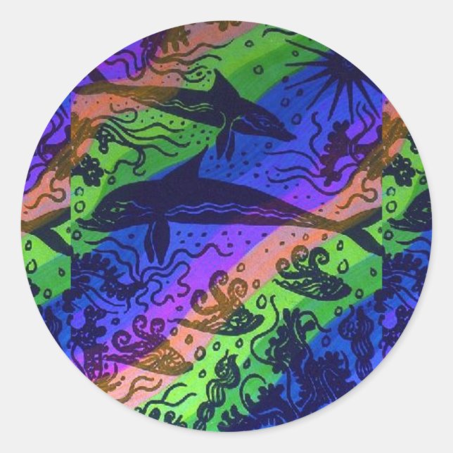 Dolphin Sticker (Front)