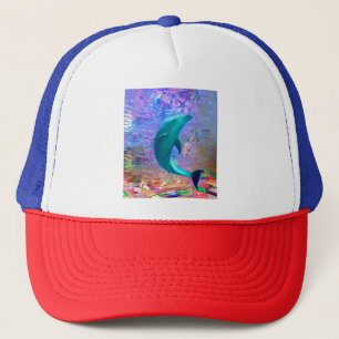Dolphin Sunlight Trucker Hat