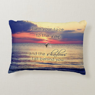 Dolphin Sunset Decorative Cushion
