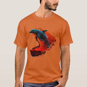 Dolphin Surfing T-Shirt