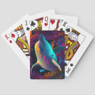   DOLPHIN SWIM #2  PLAYING CARDS