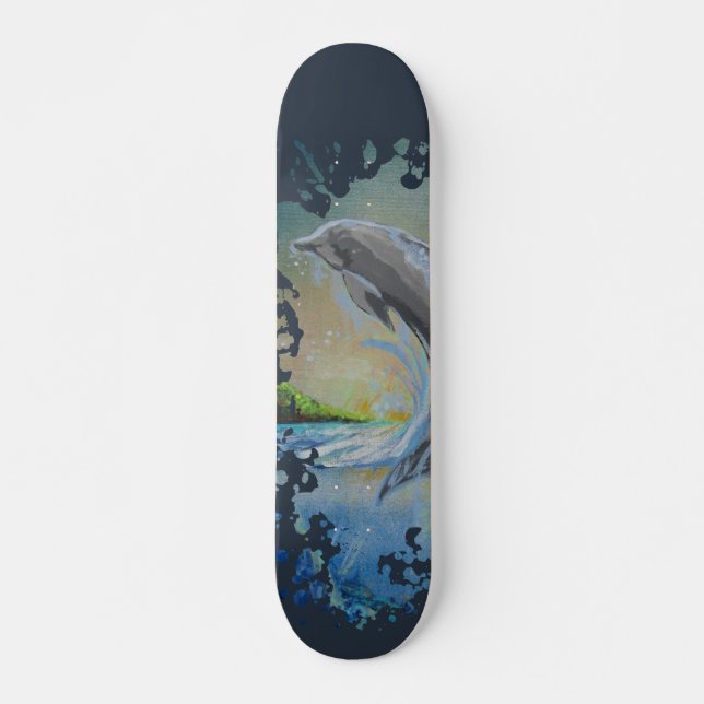 Dolphin Swim Skateboard (Front)