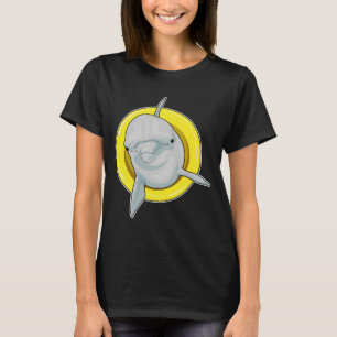 Dolphin Swimming Lifebuoy T-Shirt