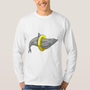 Dolphin Swimming Lifebuoy T-Shirt