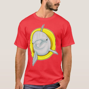 Dolphin Swimming Lifebuoy T-Shirt