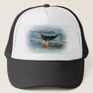 Dolphin Tail up Trucker Hat