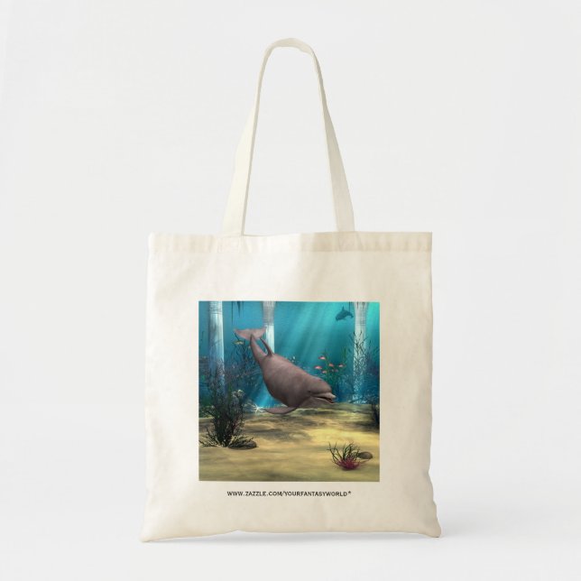 Dolphin Tote Bag (Front)