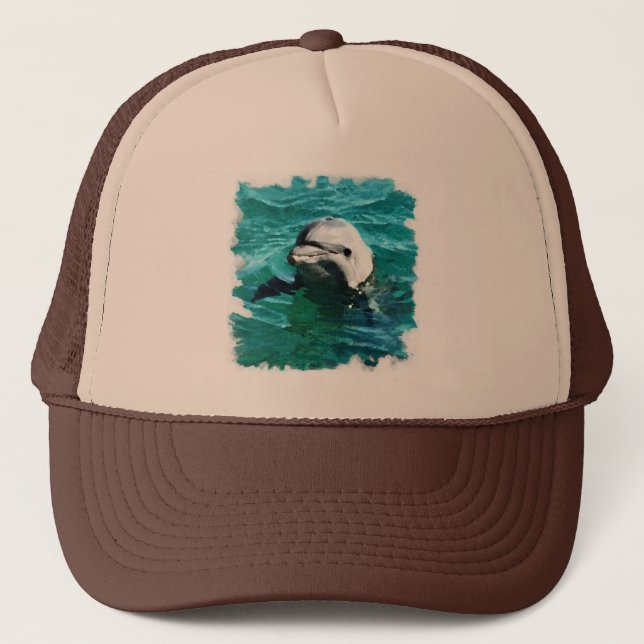 DOLPHIN TRUCKER HAT (Front)