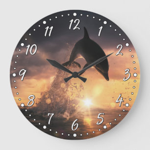 Dolphin Wall Clock