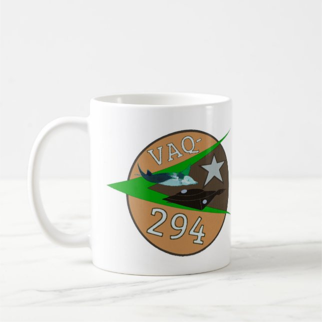 Dolphin Wars VAQ-294 Coffee Cup (Left)