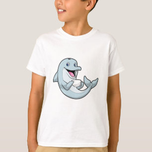 Dolphin with Cup of Coffee T-Shirt