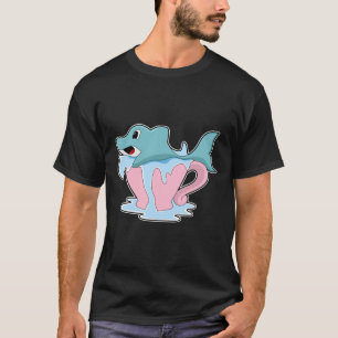 Dolphin with Cup of Water.PNG T-Shirt