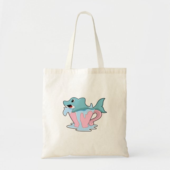 Dolphin with Cup of Water.PNG Tote Bag (Front)