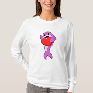 Dolphin with Heart T-Shirt