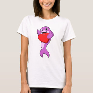 Dolphin with Heart T-Shirt