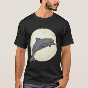 Dolphin with Moon T-Shirt