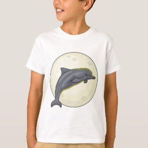 Dolphin with Moon T-Shirt