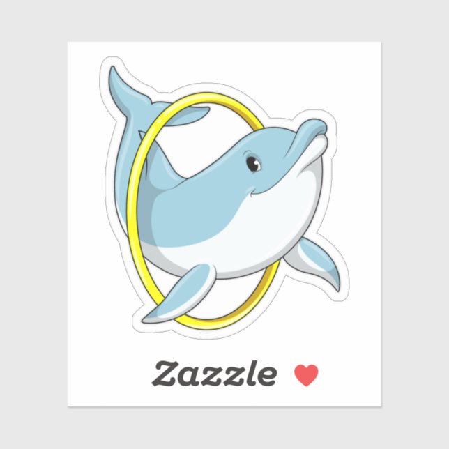 Dolphin with Ring (Sheet)