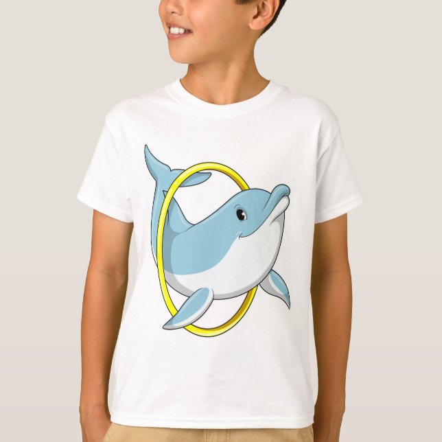 Dolphin with Ring T-Shirt (Front)