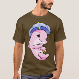 Dolphin with umbrella 2 T-Shirt