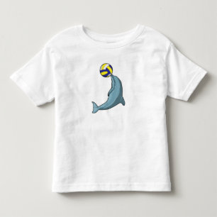 Dolphin with Volleyball Toddler T-Shirt