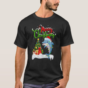 Dolphin  Xmas Decorations Santa Dolphin Christmas T-Shirt
