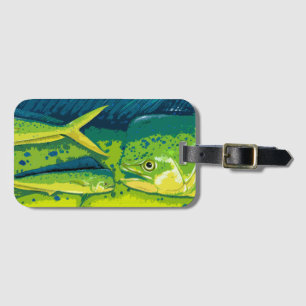 Dolphinfish Luggage Tag