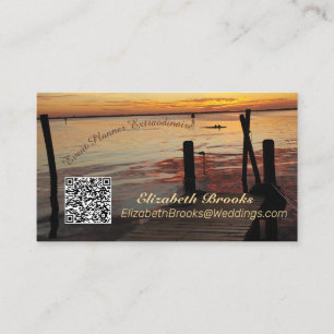 Dolphins at Sunset Business Card