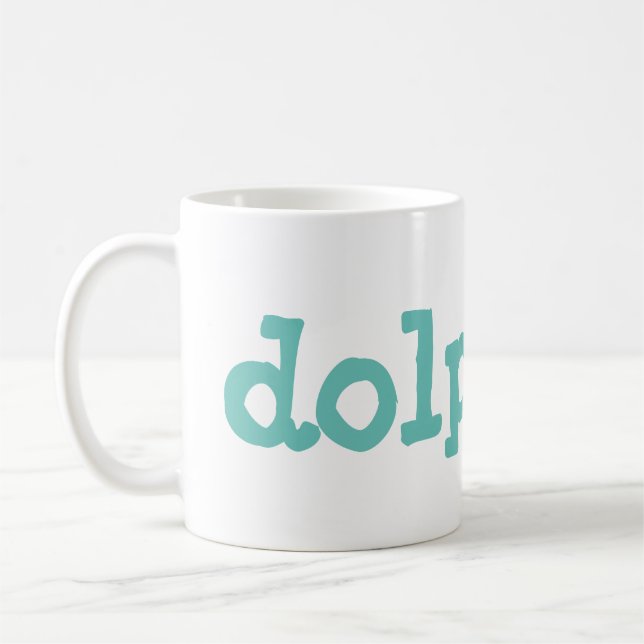 dolphins coffee mug (Left)