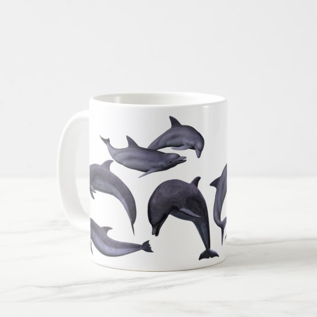 Dolphins Coffee Mug (Front Left)