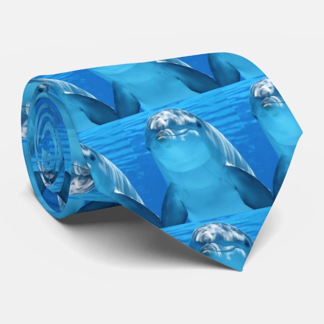 **DOLPHINS GALOUR** TIE (Rolled)