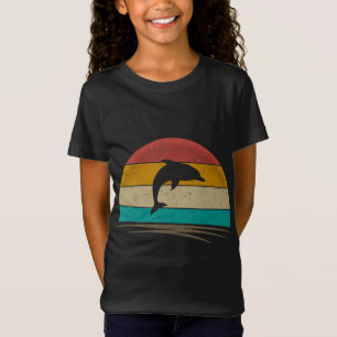 Dolphins gift for girl Beauty design T-Shirt