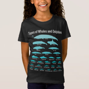 Dolphins gift for girl   Beauty design T-Shirt
