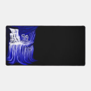 Dolphins , Hand of Times Desk Mat