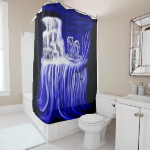 Dolphins , Hand of Times Shower Curtain