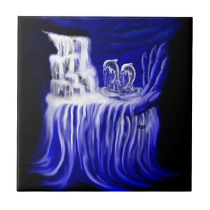 Dolphins , Hand of Times Tile