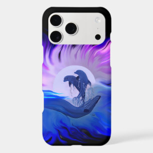 Dolphins in the Moonlight