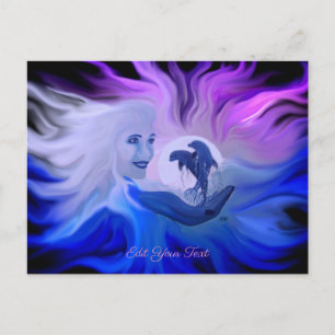 Dolphins in the Moonlight Postcard