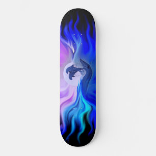 Dolphins in the Moonlight Skateboard